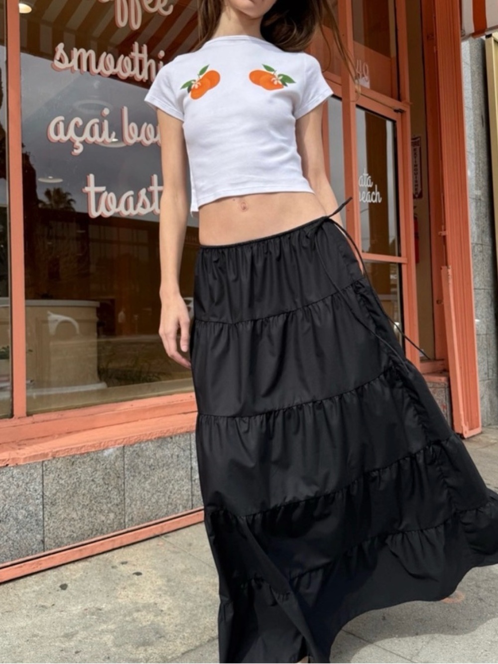 Lisa Says Gah White Maxi Skirt - Picture 3 of 3